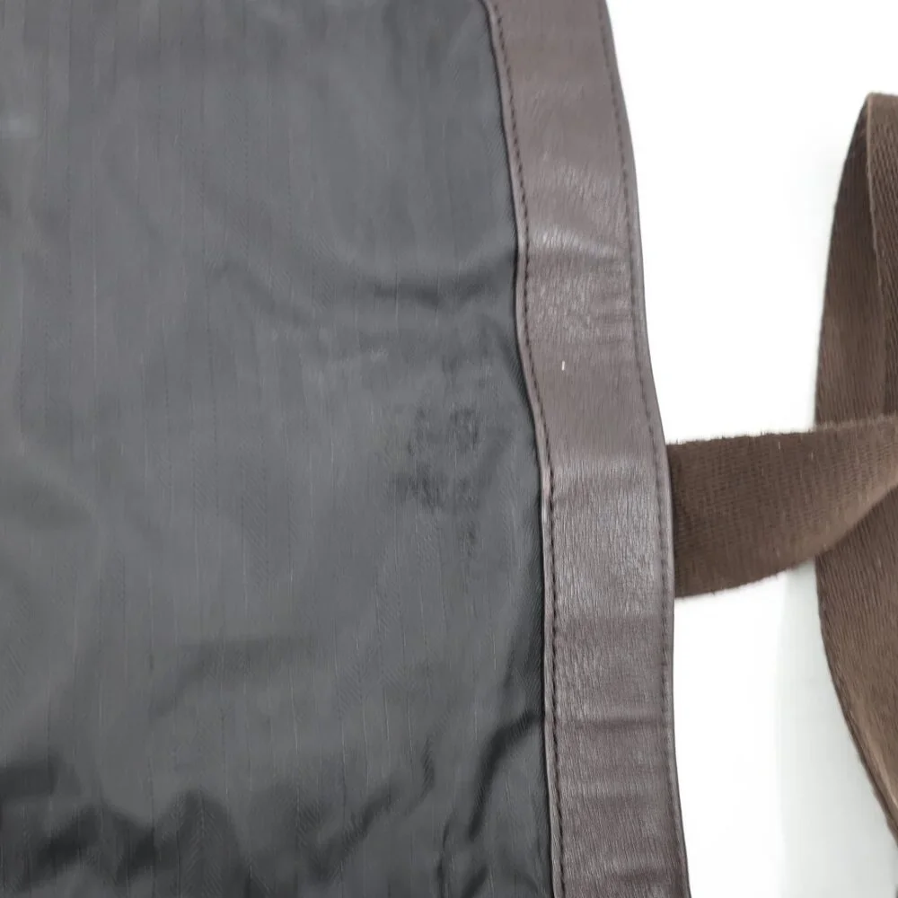 Banana Republic Messenger Bag Mens One Size Greyson Cow Leather Brown strap